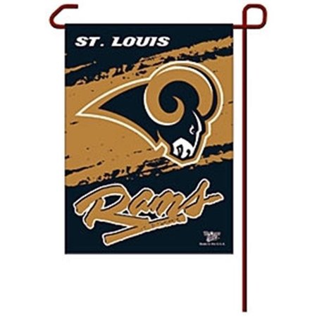 CASEYS Los Angeles Rams Flag 12x18 Garden Style 2 Sided 3208508382